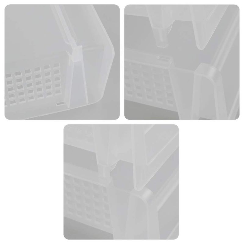 Kiddream 6 Tier Clear Plastic Document Letter Trays, Stackable Paper File Tray - Image 4